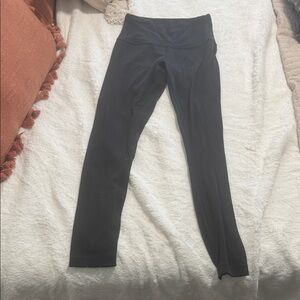 Black Lululemon High-Waisted Leggings